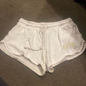 White New York shorts